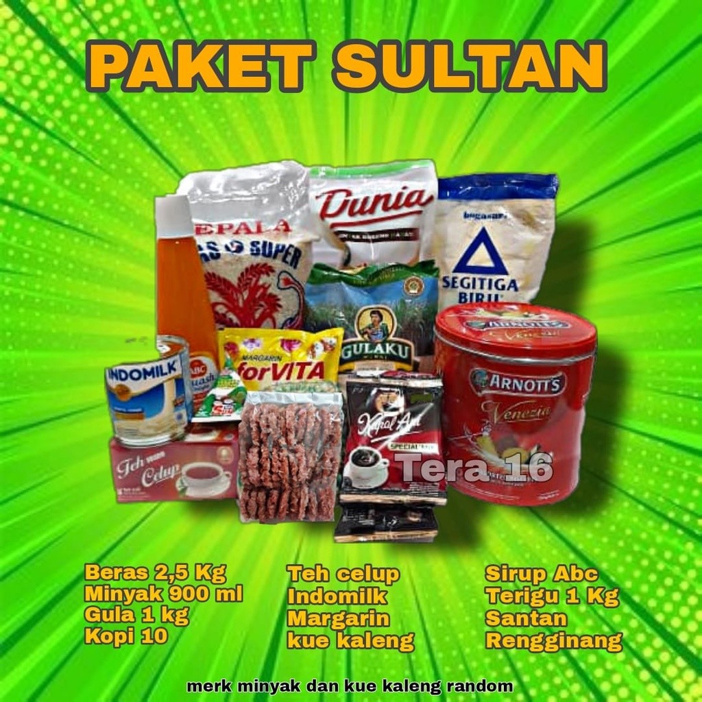 

paket sembako sultan
