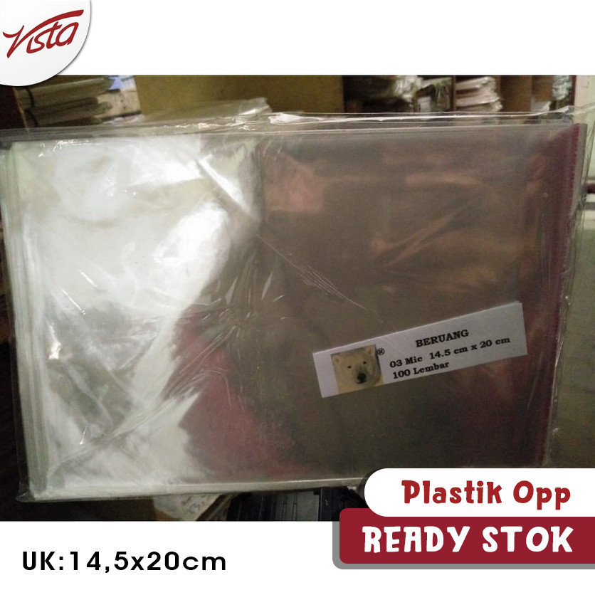 

plastik opp undangan, souvenir 14,5x20cm