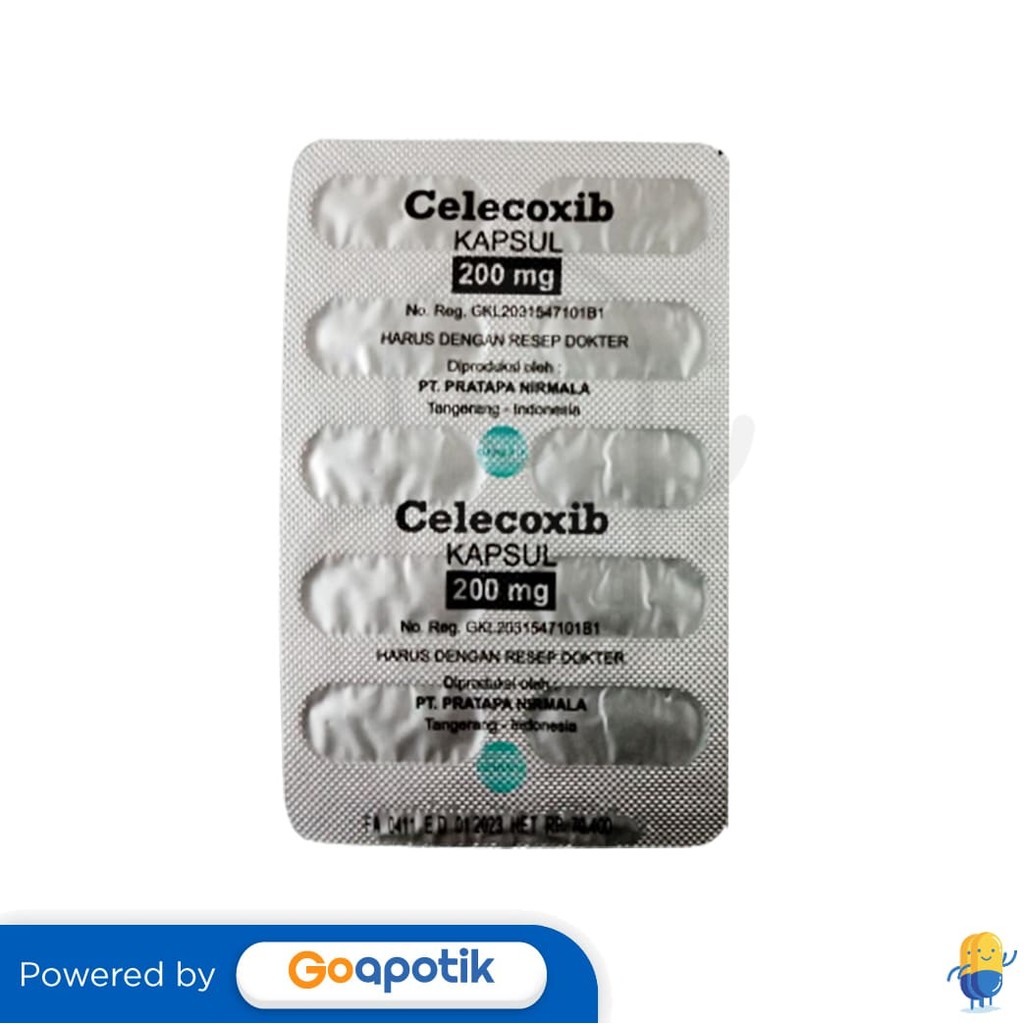 Celecoxib Pratapa 200 Mg Strip 10 Kapsul