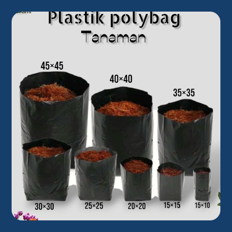 plastik polybag tanaman ( per 1 kg bukan perlembar)
