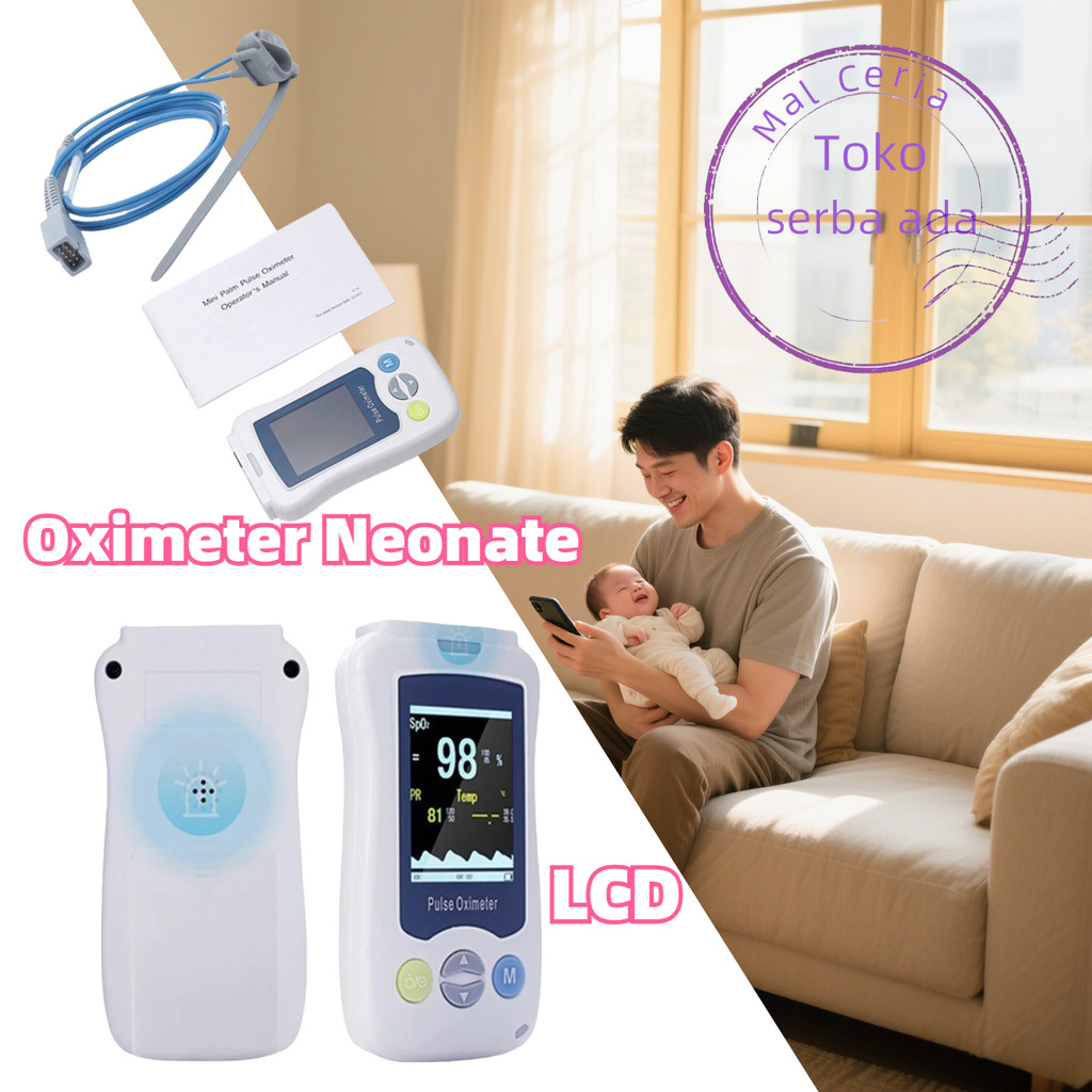 Oximeter Pulse Neonate Newborn Probe Handheld Oximeter SPO2 Bayi Akurasi Tinggi
