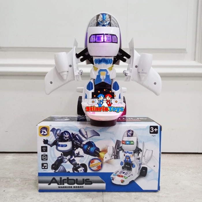 JAMIN MURAH Mainan Anak Pesawat Airbus Bisa Berubah Jadi Robot(BISA LANGSUNG ORDER)