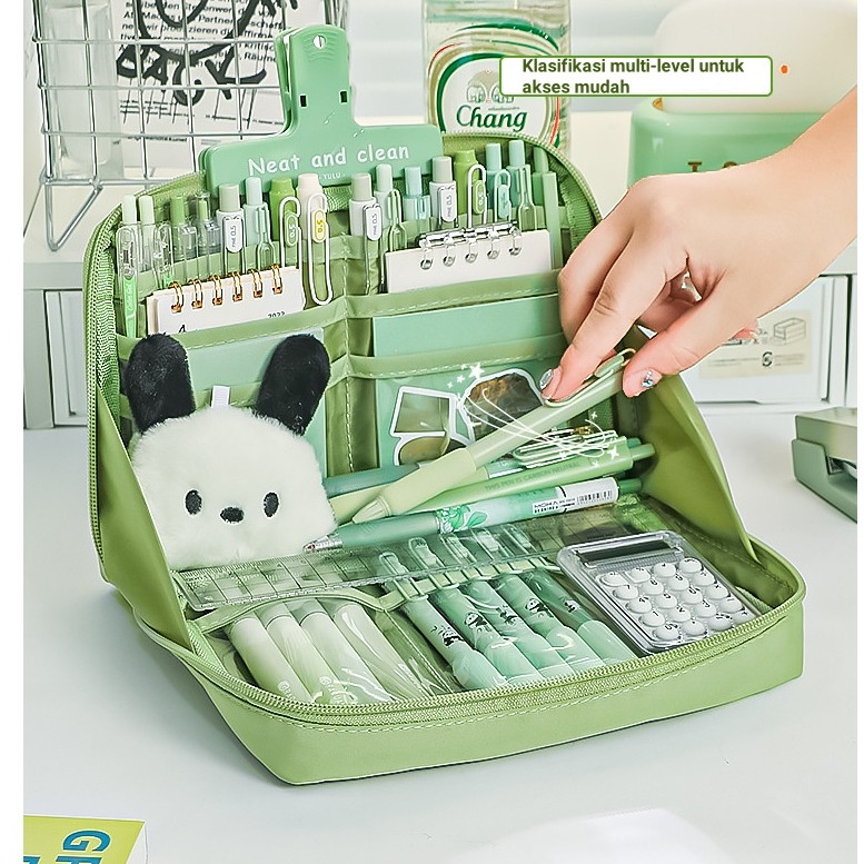 

JAMIN MURAH !!!【COD】12 LapisTempat pensil berkapasitas besar Tempat Pensil Cinnamoroll Panda Penyimpanan Alat Tulis Siswa Perlengkapan Sekolah kotak alat tulis anak yang indah(BISA LANGSUNG ORDER)