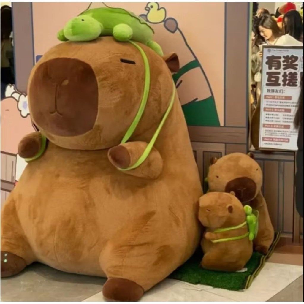 [GB]Boneka Capybara tas kura kura jumbo