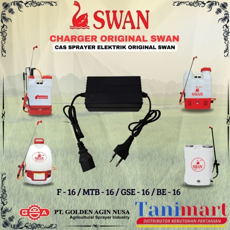New CAS ORI SWAN / CHARGER ORIGINAL SWAN / CHARGER SPRAYER ELEKTRIK SWAN / CAS TANGKI SWAN premium