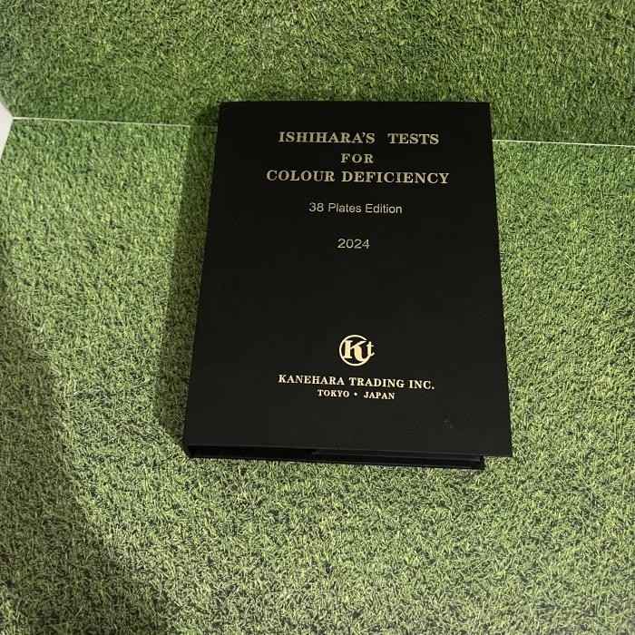 BUKU TES BUTA WARNA 38 PLATES ISHIHARA NEW EDITION JEPANG