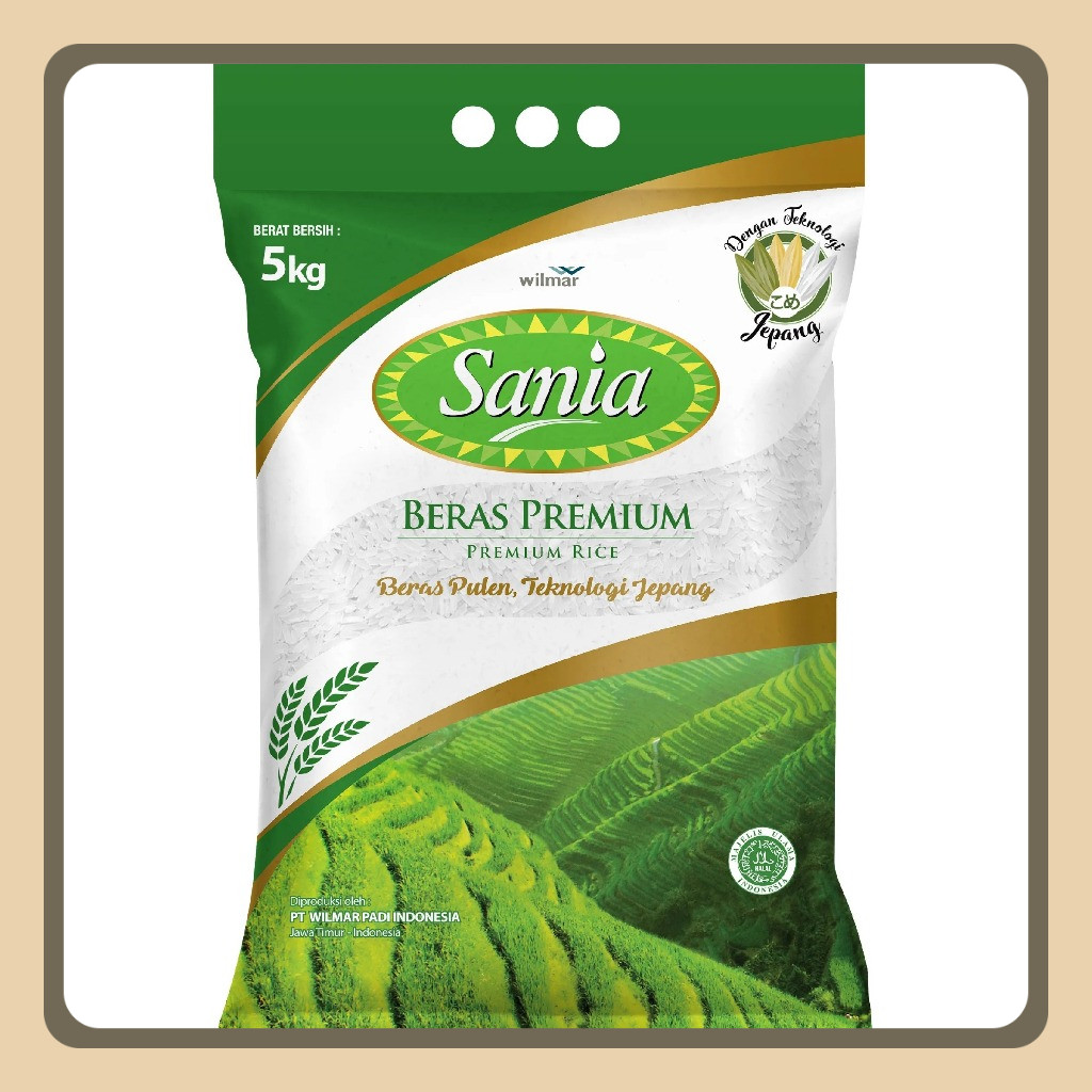 

Sania Beras Premium 5 Kg Segar Tanpa Pengawet