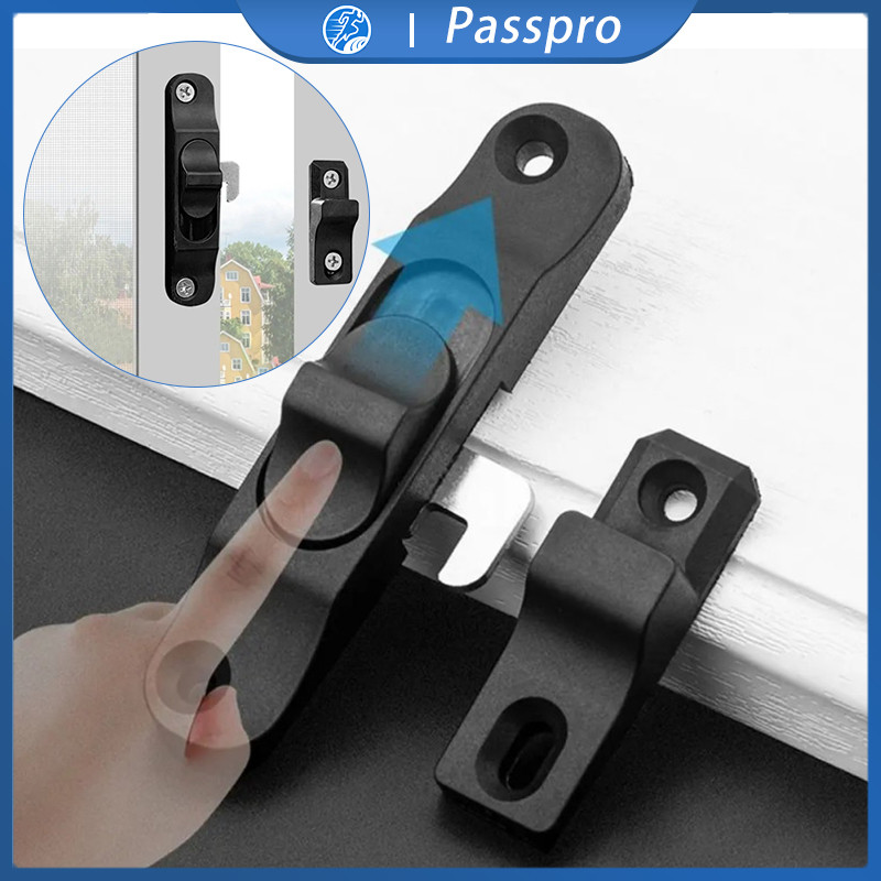 Window Lock Sliding Pengunci Geser Jendela Kunci Slot Jendela Grendel Kait Pintu