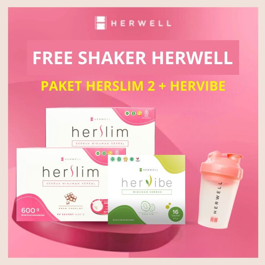 

Herwell - Bundling 3pcs - Herslim 2pcs + Hervibe BPOM HALAL BEST SUPLEMENKU