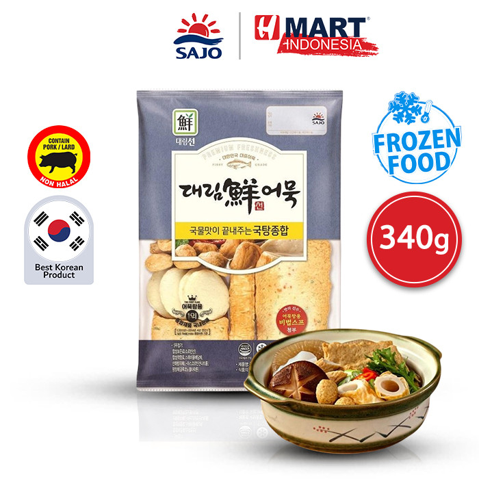 

SAJO DAERIM Assorted Fish Cake - Aneka Bentuk Kue Ikan 340g