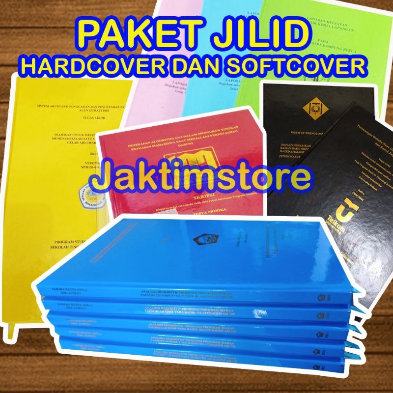 

PAKET JILID HARDCOVER DAN SOFTCOVER