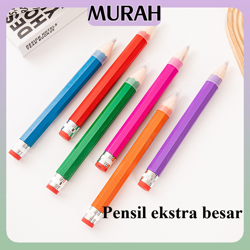 

33 CM Pensil Jumbo Besar Mainan Pencil Pensil Jumbo Hiasan Photo Kado