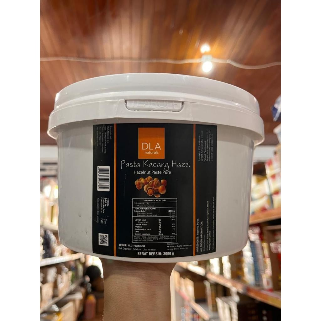 

Hazelnut Paste Pure DLA / Pasta Murni Hazelnut DLA - 3 KG