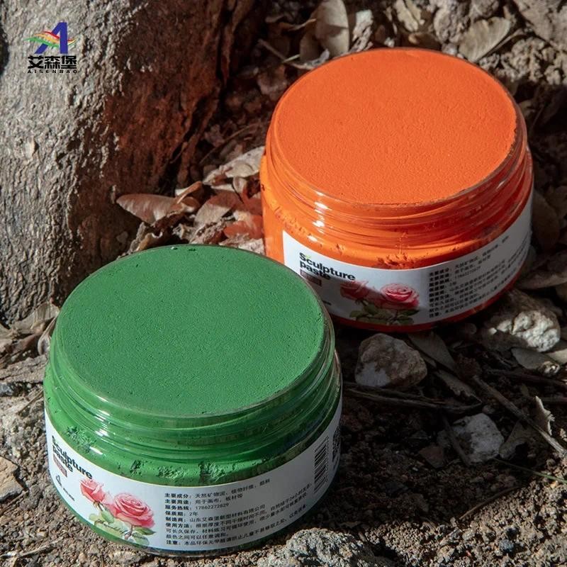

200g Sculpture Paste Relief Painting Pigment Material Scraper Texture Painter Hand-made Decorative Relief Stone Carving Paste