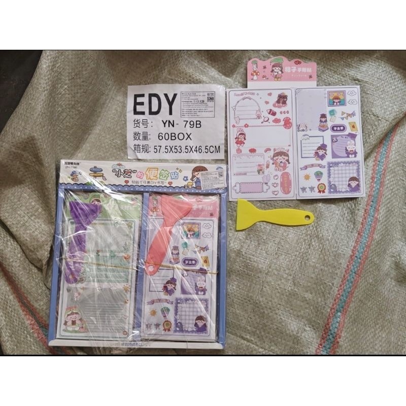 

Stiker Note momo / Kuromi 1box 30set Spatula