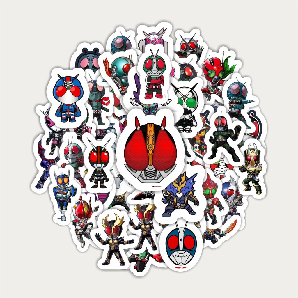 

Sticker Pack Stiker Kartun Kamen Rider | Sticker TUMBLR | Stiker LAPTOP KOPER HELM