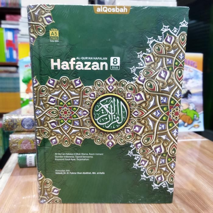 BUKU ALQURAN NULKARIM HAFAZAN 8 BLOK UKURAN @5 ALQOSBAH ( BUKU ORIGINAL )