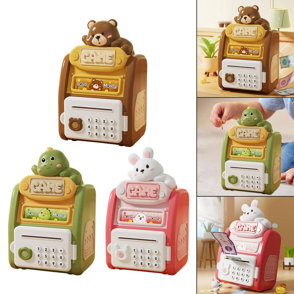 

Electric ATM Money Bank Money Boxes Kids Piggy Bank Money Saving Box for Children