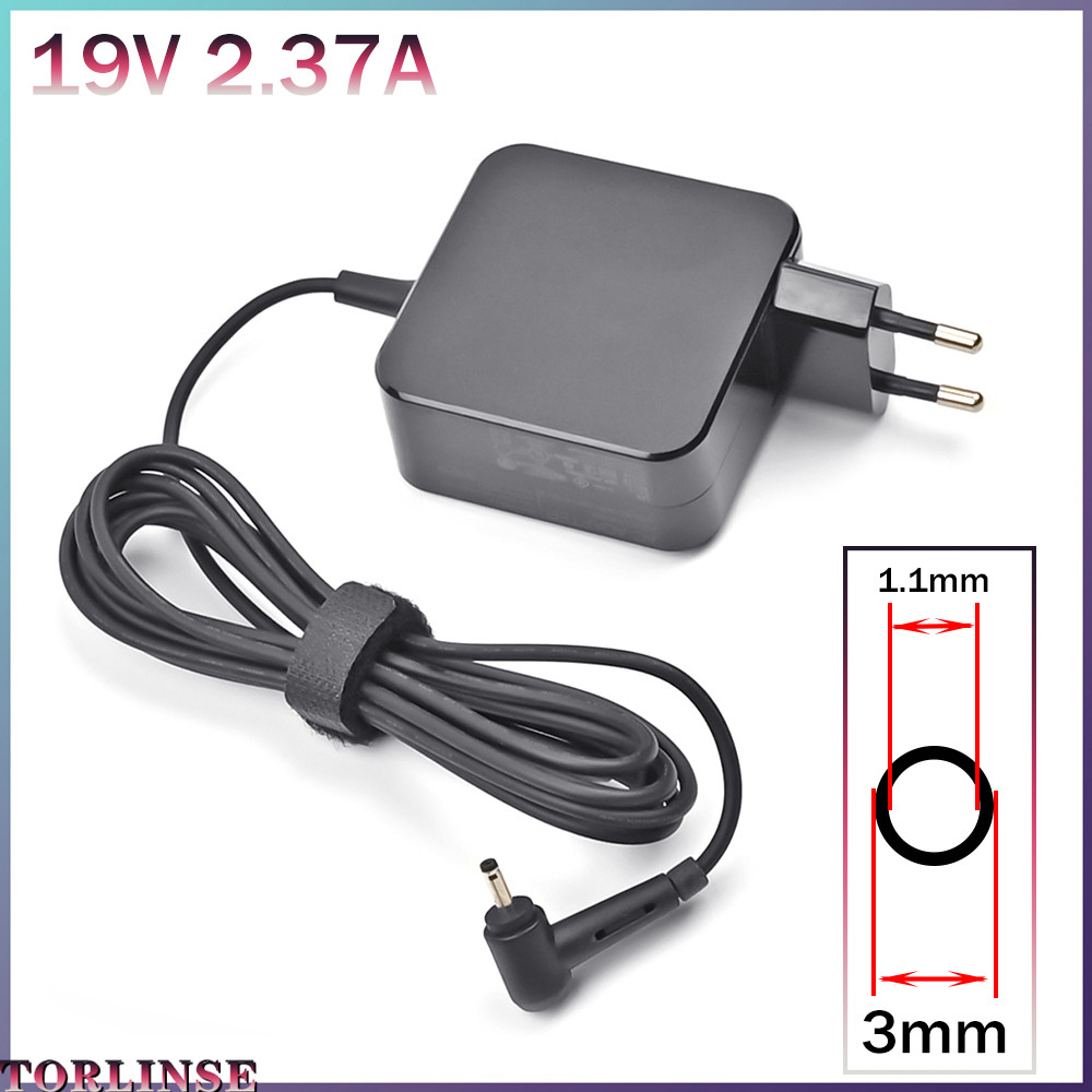 19V 2.37A 45W 3.0*1.1MM Laptop Adapter Charger For Acer Aspire S7 391 V3-371 Switch12 PA-1450-26 A13