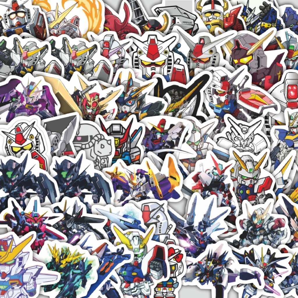 

Stiker Cutting Pack Stiker Gundam Isi 100Pcs Series Aesthetic Lucu Keren Untuk Koper Bahan Vynil
