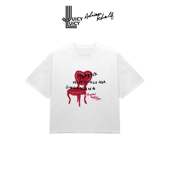 Official Merchandise Juicy Luicy & Adrian Khalif "Sialan" T-Shirt - Putih, M