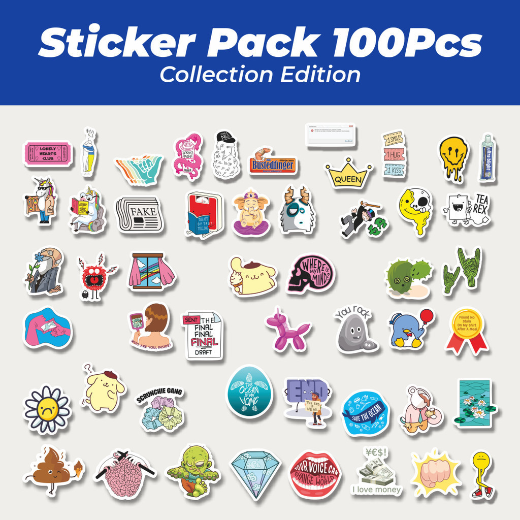 

Hot Stiker Noob Pack Lucu Anti Air Stikers Berperekat Waterproof Sticker Decal Buat Motor Helm Buku Journal Koper Casing HP Laptop Botol Minum