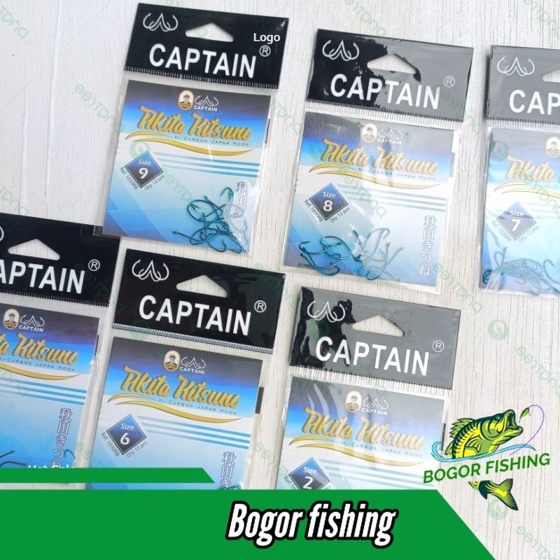Kail Pancing Captain Akita Kitsune (1030RB) - mata kail pancing captain biru