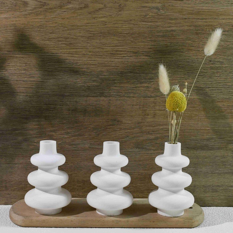 

Irregular Vase Silicone Mold DIY Vase Ornament Decoration Plaster Cement Resin Mold Crafts Home Decoration