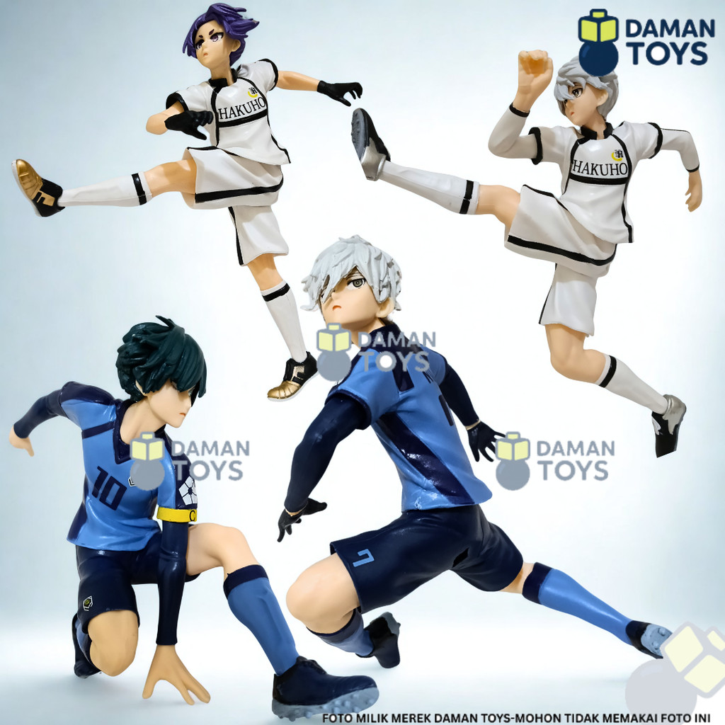 Action Figure Blue Lock Seishiro Nagi Rin Itoshi Mikage Reo