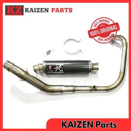 KNALPOT I-ONE CARBON STAINLESS NINJA 250 MONO