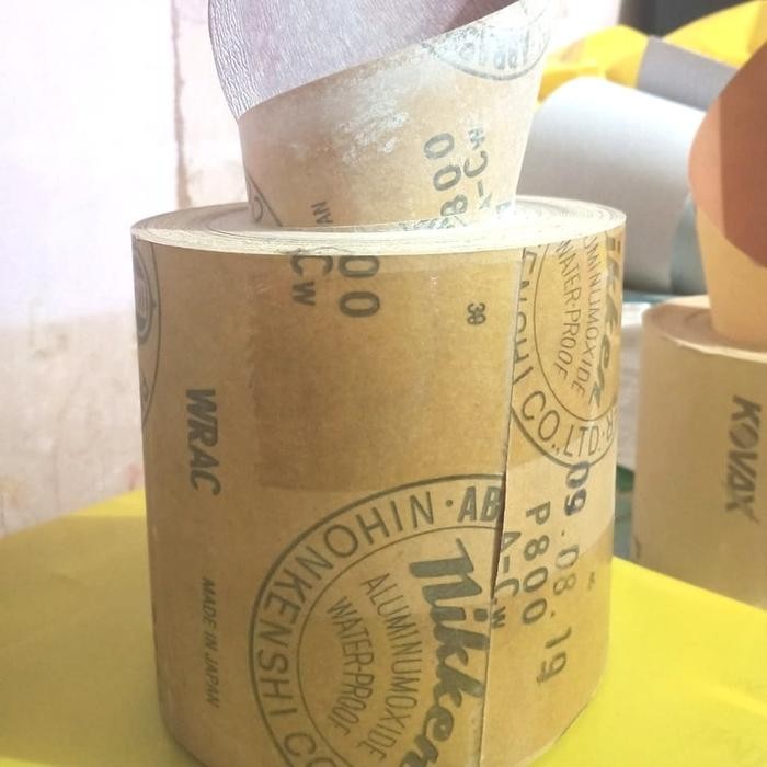 Amplas Roll Kertas 800 Niken, 1Roll 50Meter