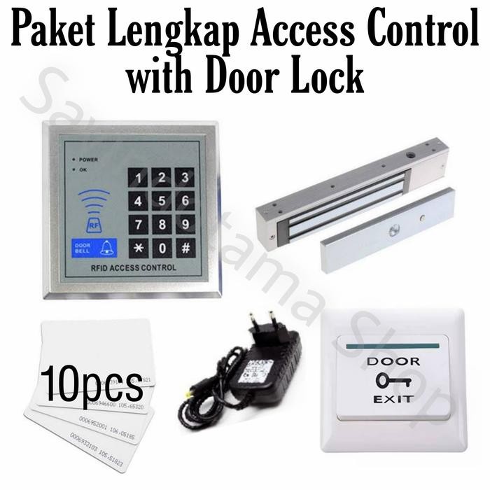 

Paket Access Control Lengkap dengan Door Lock - Access Control Pintu