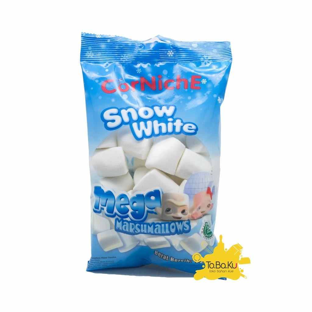 

Terlaris Corniches Snow White Mega Marshmallow 120gr