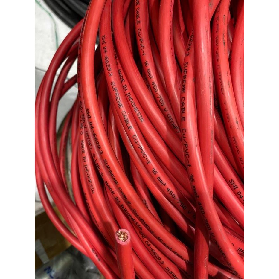 KABEL SERABUT NYAF 16MM SUPREME - MERAH