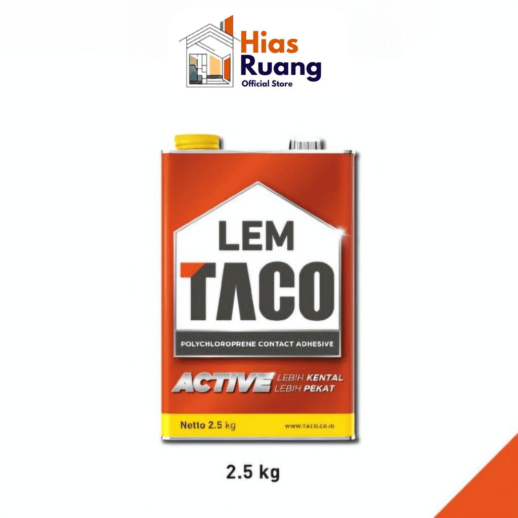 

Lem Kuning Taco 2,5 kg Vinyl Lantai HPL Wallpanel Panel Dinding Skirt Edge Edging Lis List Lem Fox Kuning 168 Kaleng 2 Liter