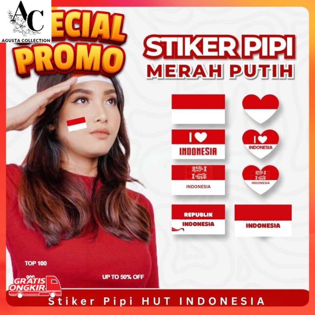

Serba Agustus / [1 Lembar / 30 - 32 Pcs] Sticker Bendera Merah Putih Stiker 17 Agustus Dirgahayu Ri Sticker Indonesia Sticker Pipi Indonesia Special Promo I Love Indonesia
