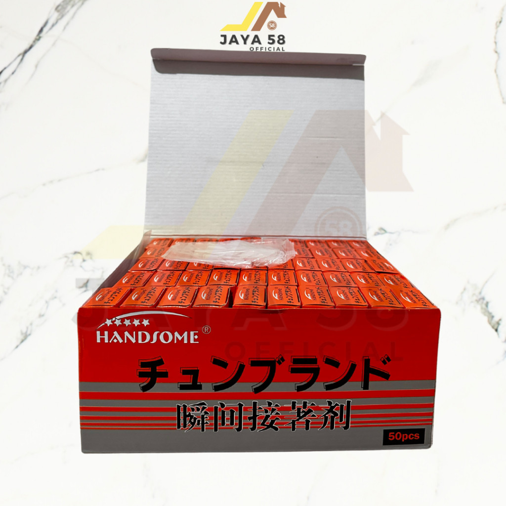 

JAMIN MURAH !!![isi 50pcs] Grosir Lem Korea Handsome Lem Serbaguna Super Glue Lem Setan(BISA LANGSUNG ORDER)