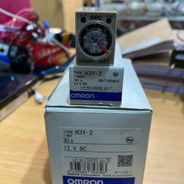 TIMER OMRON H3Y-2 30s 12V DC ORIGINAL