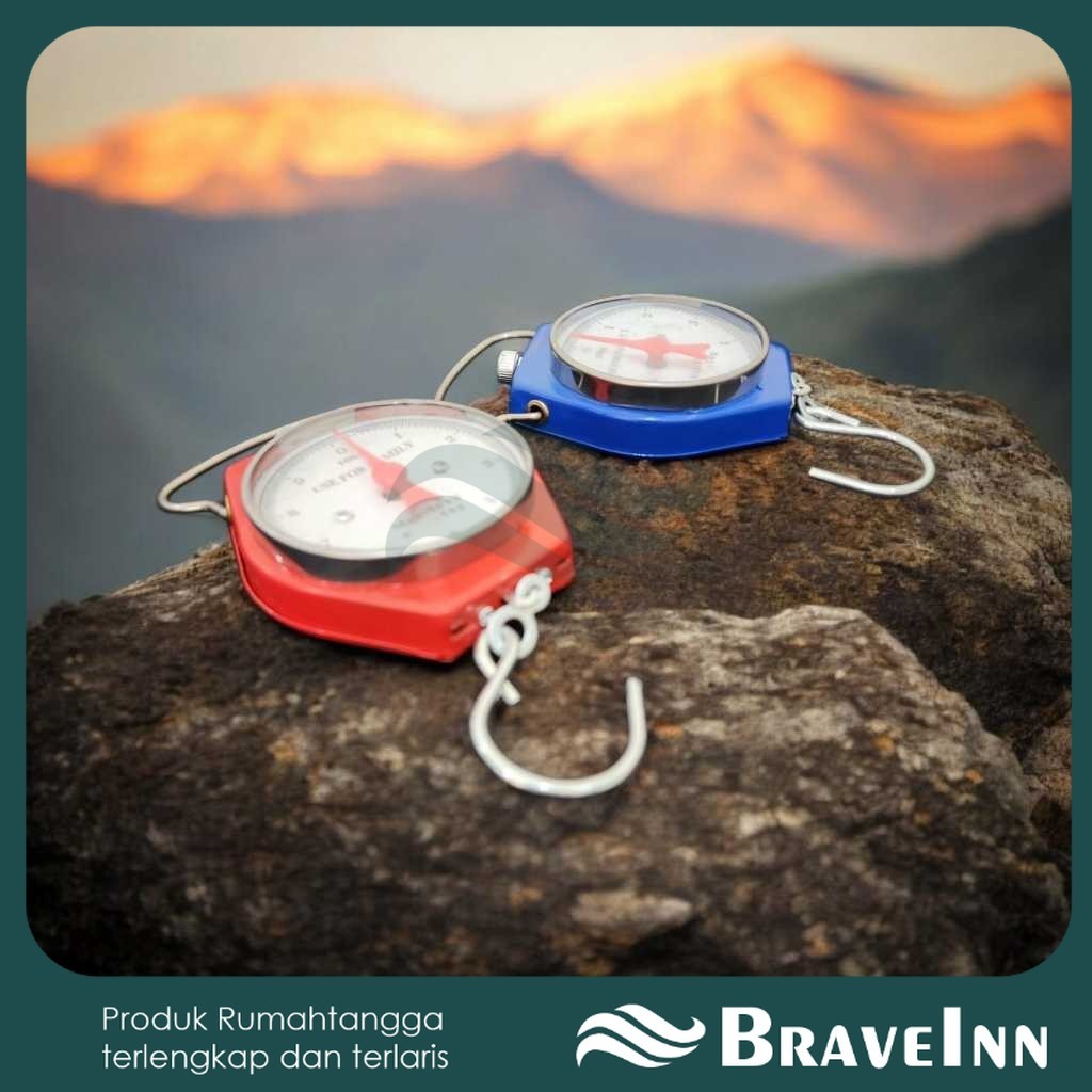 Timbangan gantung jarum 10kg plat / Timbangan Gantung Manual 10kg 10 kg 【 BraveInn 】