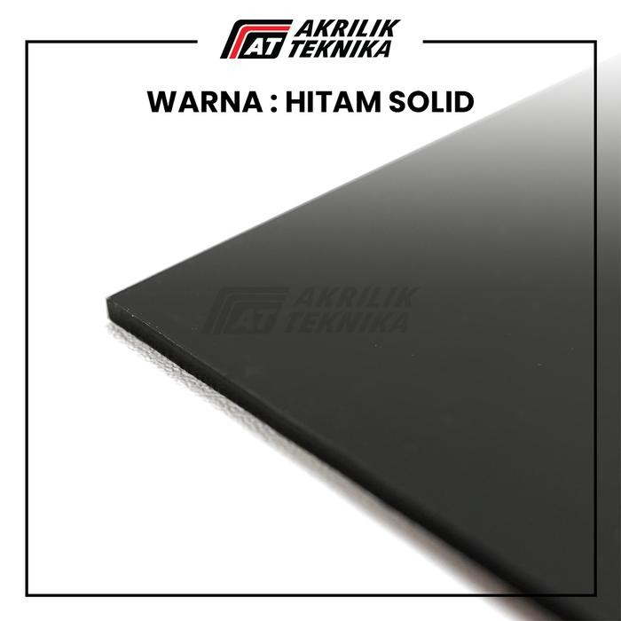 Acrylic Sheet Clear / Lembaran Akrilik Warna Bening Hitam Putih Merah Kuning Biru Hijau - A2 3mm - H