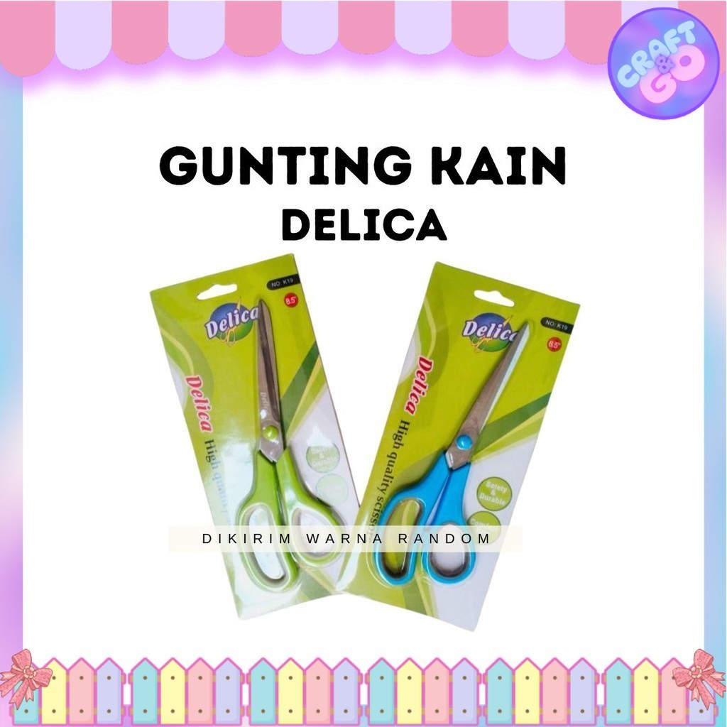 

DELICA Gunting Kain 8,5 inch (21 cm) Stainless Steel