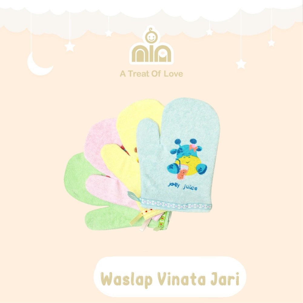 Waslap Mandi Bayi Newborn Lembut Tebal Model Jari