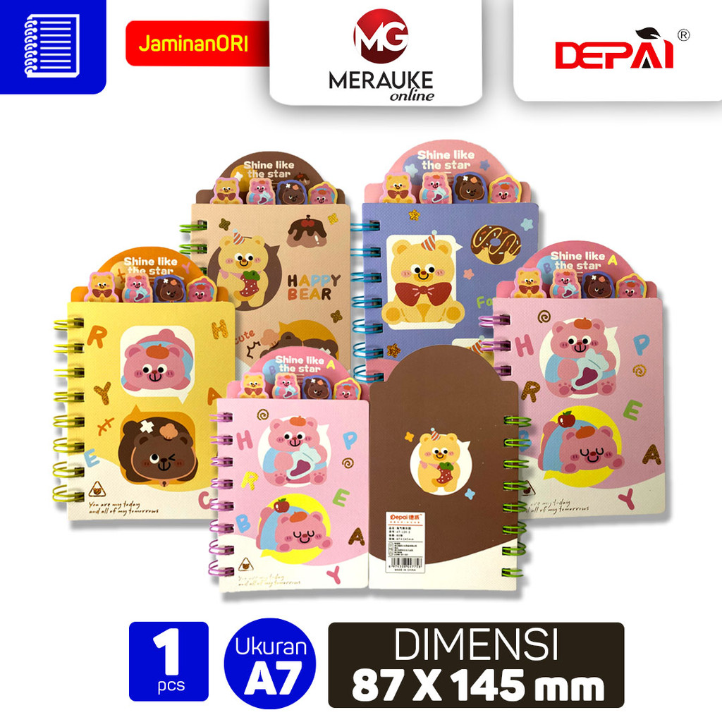 

DEPAI NoteBook Mini A7 Ruled 120-02