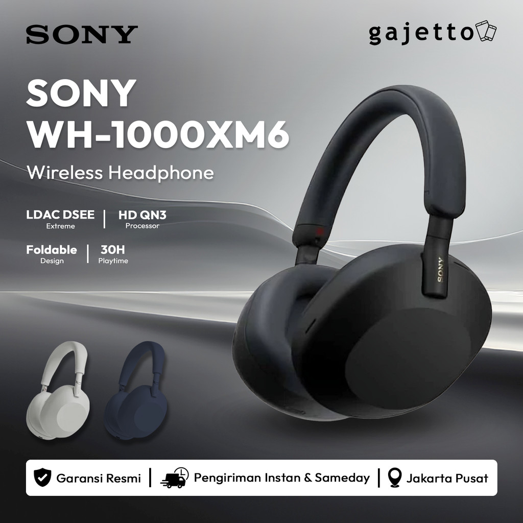 SONY WH-1000XM6 Noise Cancelling  Headphones / 1000XM6 / Sony XM6