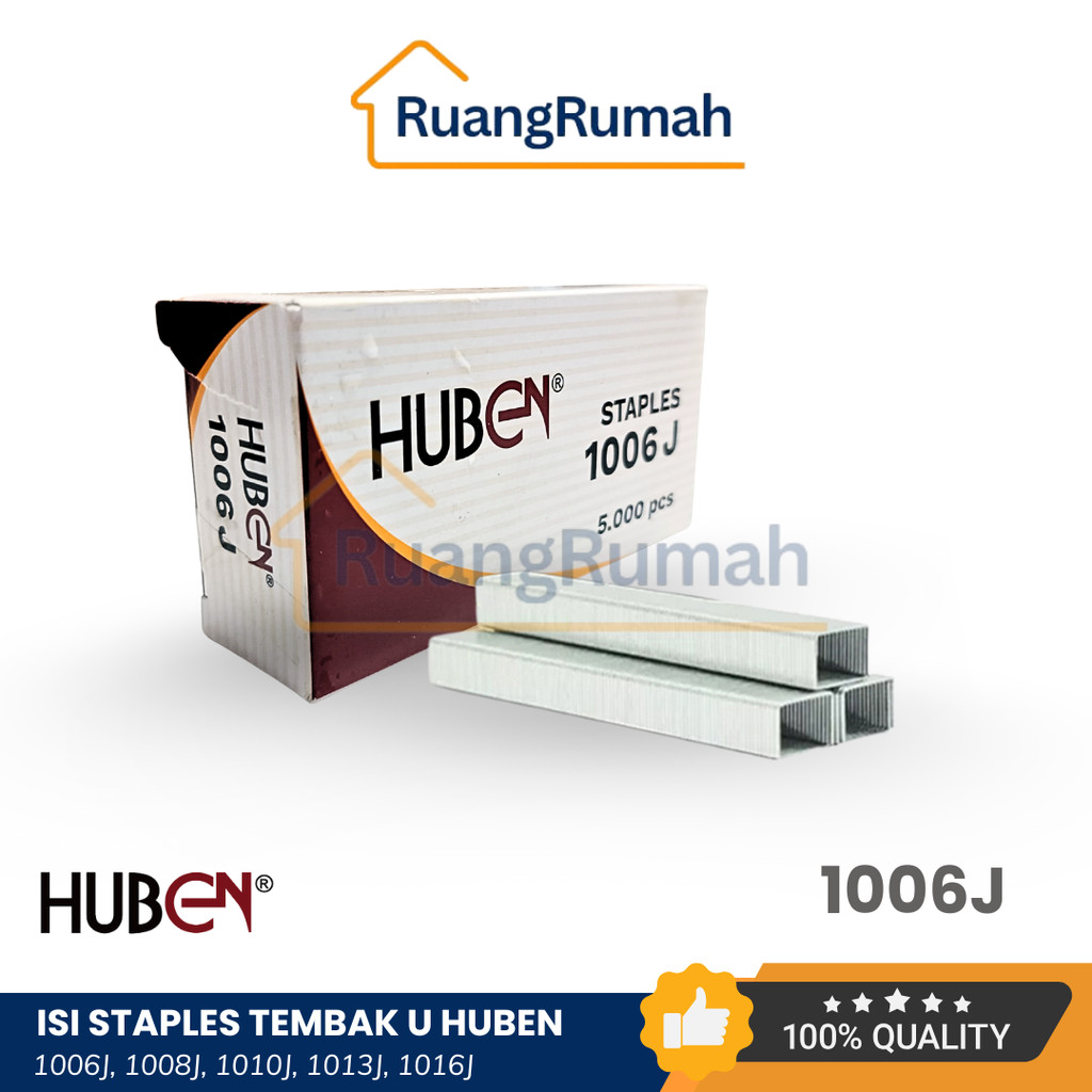 (Grosir) HUBEN Isi Staples Tembak 1006J Tajam Kuat Tebal