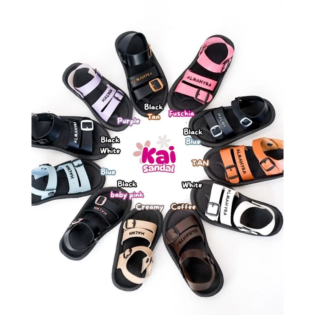 Almahyra Kids - Free Custom Nama Sandal Anak / Sandal Gunung AnakCO