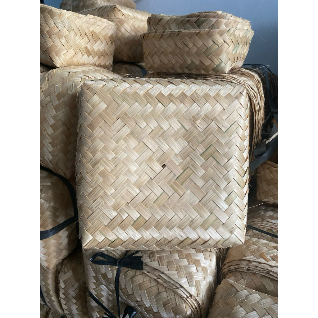 Besek Bambu 22x22 Besek Nasi Dll
