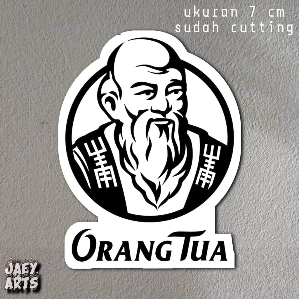 Logo Cap Orang Tua. Logo Orang Tua