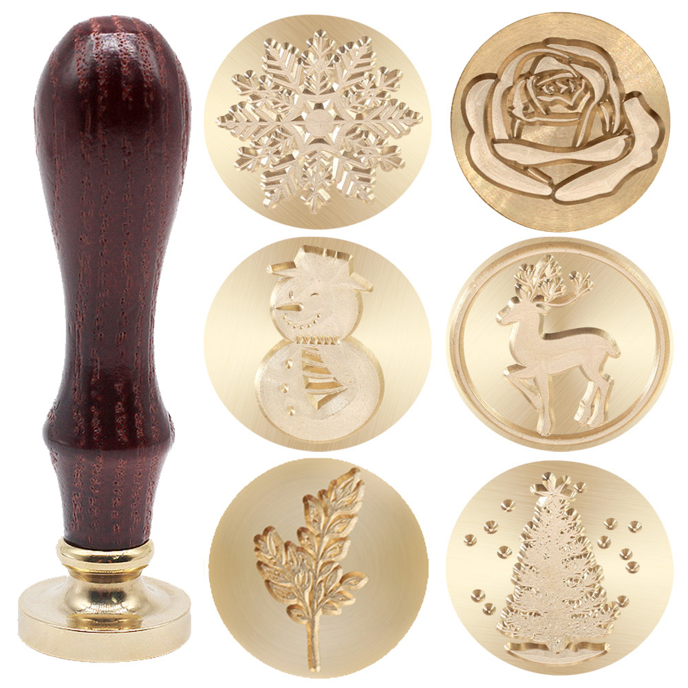 

New Wax Seal Stamp Vintage Round Antique Sealing Invitations DIY Envelope Hobby Tools Dedicated Replace Copper Head