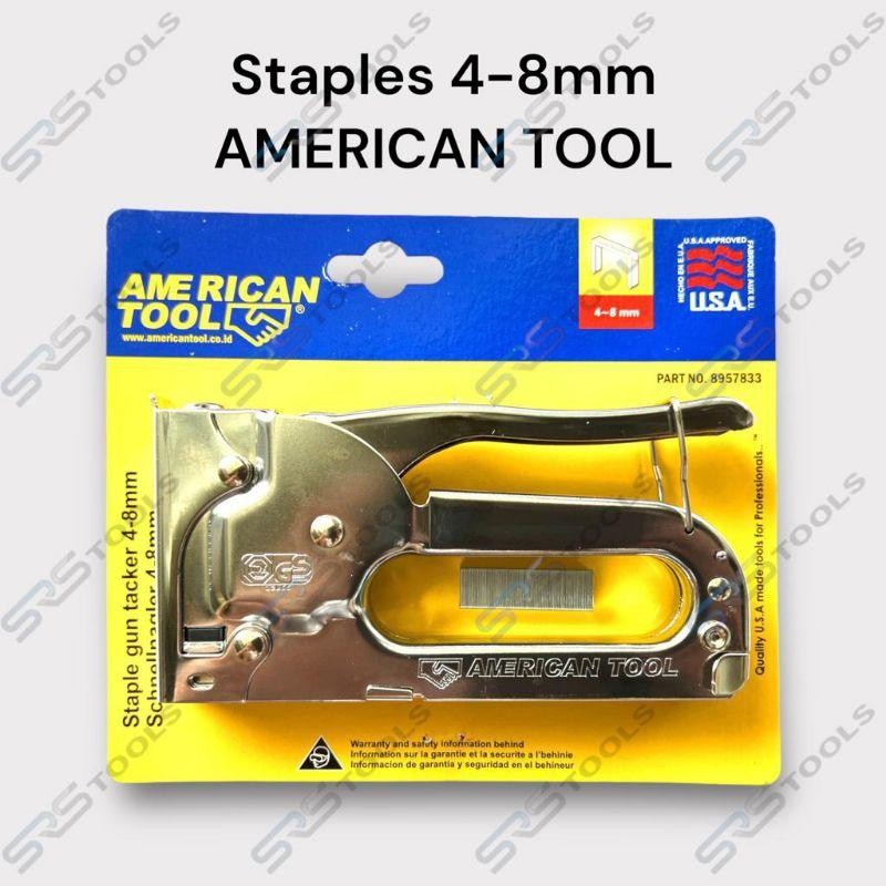 

AMERICAN TOOL 8957833 Staples Gun / Stapler Tembak 4-8mm - Gun Tacker